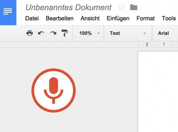 Google Docs: Texte per Spracheingabe diktieren - RandomBrick.de