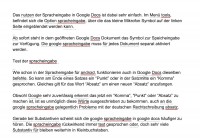 Google Docs: Texte per Spracheingabe diktieren - RandomBrick.de