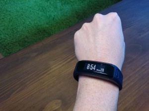 Garmin vivosmart HR Anzeige Uhrzeit