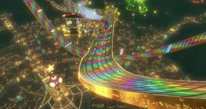 Mario Kart 8 Deluxe Regenbogen Strecke