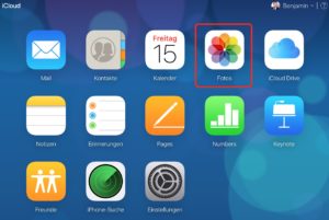 Fotos in der iCloud ansehen