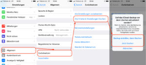 iPhone oder iPad zurücksetzen