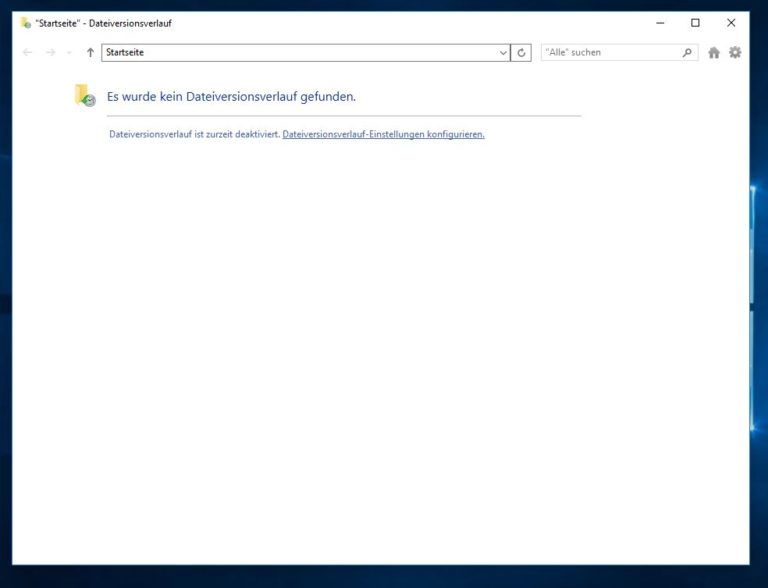 Windows 10: Dateiversionsverlauf Aktivieren - RandomBrick.de