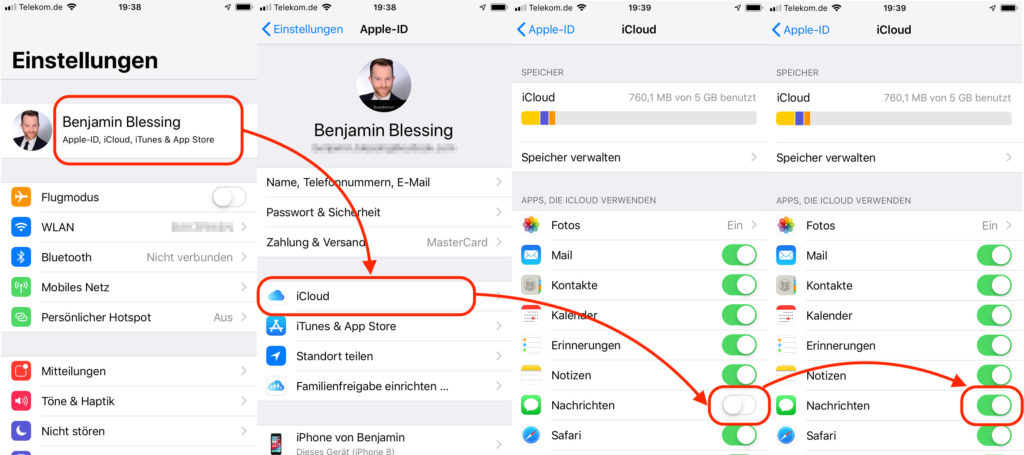 Apple iMessages auf mehreren Geräten nutzen