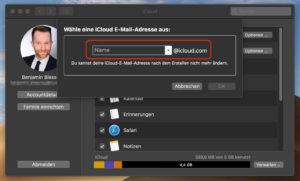 iCloud E-Mail Adresse mit macOS anlegen