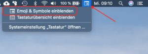 macOS Sonderzeichen auf dem Mac