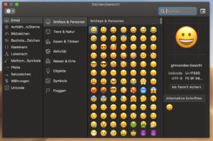 macOS Sonderzeichen auf dem Mac