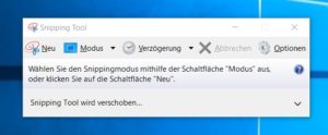 Windows 10 Snipping Tool