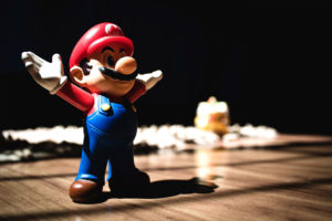 Streamer für Geschenkideen - Super Mario - Titel