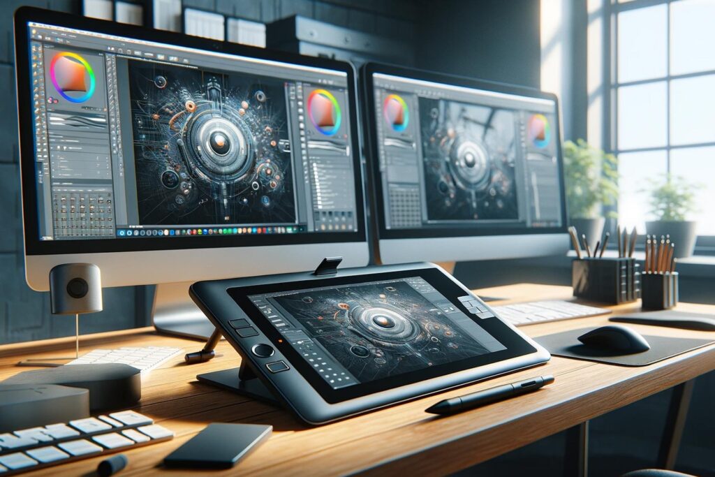 Wacom Cintiq mit zwei Monitoren verbinden - Titel